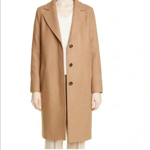 Boss Coluise Wool Blend Coat Camel Size 12